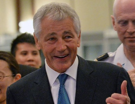 Mỹ cam kết đẩy mạnh quan hệ quốc phòng với Indonesia - 1 Bộ trưởng quốc phòng Mỹ Chuck Hagel.
