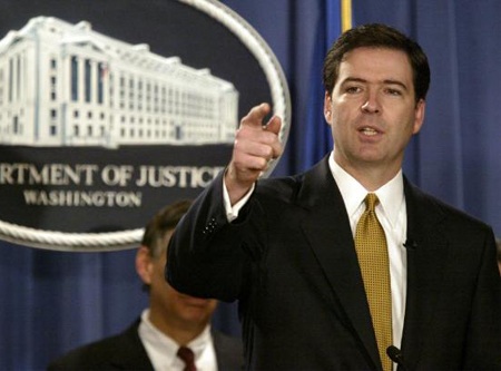 Ông James Comey từng là thứ trưởng tư pháp dưới thời George W. Bush.