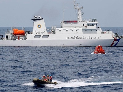 Trung Quốc khích Đài Loan chơi rắn "quấy" Mỹ, Philippines - 1 Lực lượng Đài Loan tập trận hôm 16-5.