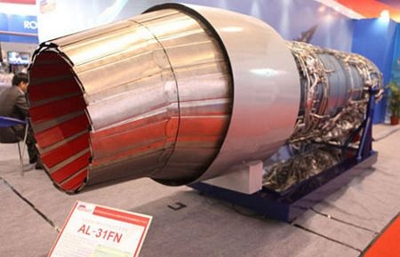 AL-31FN – niềm mơ ước của máy bay Trung Quốc