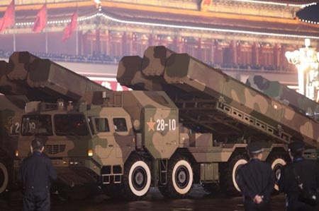 Tên lửa Trung Quốc đe dọa các căn cứ Mỹ ở châu Á-Thái Bình Dương - 1 Tên lửa CJ-10 của Trung Quốc trong một cuộc duyệt binh hồi năm 2009.