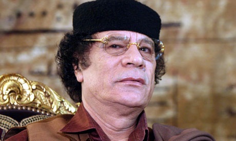 Cựu lãnh đạo Libya Muammar Gaddafi.