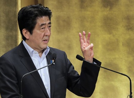 Nội các Nhật "bật đèn xanh" cho Hội đồng an ninh quốc gia - 1 Thủ tướng Nhật Bản Shinzo Abe.
