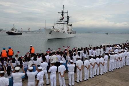 Philippines quyết tăng cường tuần tra trên biển - 1 Philippines nhận tàu chiến thứ 2 từ Mỹ, quyết tăng cường tuần tra trên biển