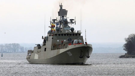 Tàu chiến lớp Trikand do Nga chế tạo.