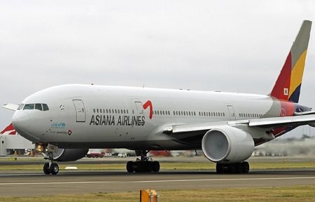Một chiếc Boeing 777 của hãng Asiana, tương tự như chiếc gặp nạn.