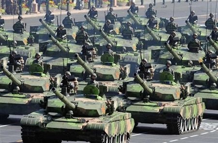 Dàn xe tăng hùng hậu của Trung Quốc.