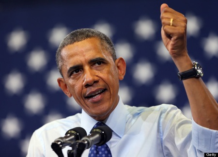 Obama tin chắc chính phủ Syria dùng vũ khí hóa học - 1 Tổng thống Mỹ Barack Obama.