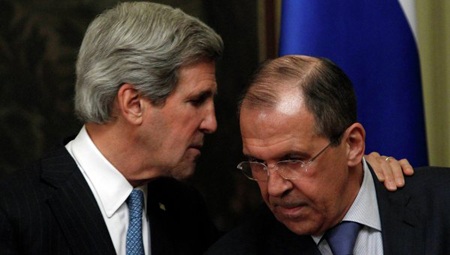 Nga-Mỹ hội đàm cấp cao bất chấp vụ Snowden - 1 Ngoại trưởng Mỹ John Kerry và người đồng cấp Nga Sergei Lavrov sẽ gặp nhau trong tuần này.