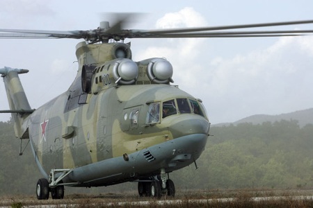 Nga - Trung bắt tay phát triển máy bay chở khách thân rộng - 1 Trực thăng Mi-26 của Nga.