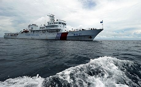 Tham vọng biển của Trung Quốc làm "dậy sóng" Thái Bình Dương - 1 Tàu tuần tra Haixun-21 của Trung Quốc ở Biển Đông.