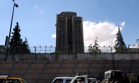 Đại sứ quán Nga tại Syria bị nã đạn pháo, 3 người bị thương - 1 Tòa nhà của đại sứ quán Nga ở Syria.