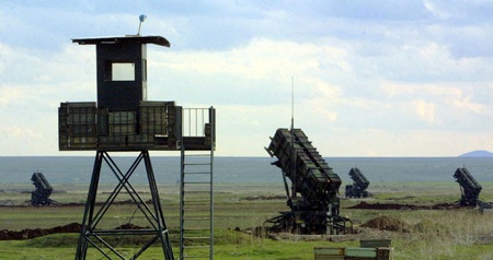 Các khẩu đội tên lửa được triển khai ở đông nam Thổ Nhĩ Kỳ.