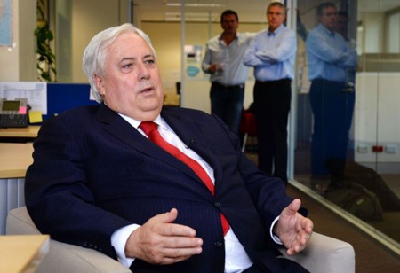 Tỷ phú người Úc Clive Palmer.
