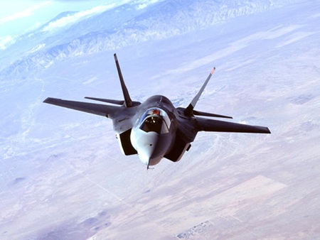 Máy bay chiến đấu tàng hình F-35 của Mỹ.