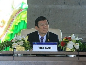 "Việt Nam tích cực tham gia APEC và hội nhập châu Á-TBD" - 1 Chủ tịch nước Trương Tấn Sang. (Ảnh: Nguyễn Khang/TTXVN)