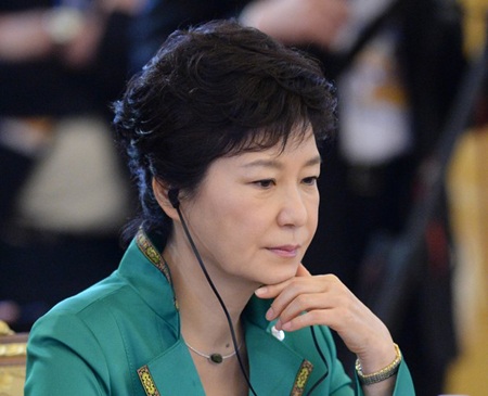 Tổng thống Hàn Quốc Park Geun Hye.