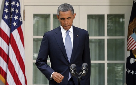 Tổng thống Obama hủy chuyến thăm Malaysia vì chính phủ Mỹ đóng cửa - 1 Tổng thống Obama đang đau đầu với việc chính phủ Mỹ bị đóng cửa.