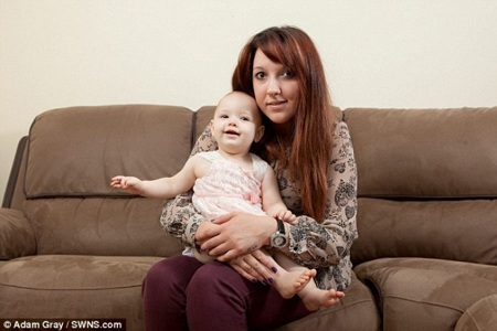 Đến lúc lâm bồn mới biết mang thai - 1 Nadia Watson và con gái.