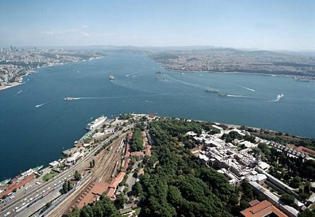 Khu vực nơi đường hầm Marmaray được xây dựng.