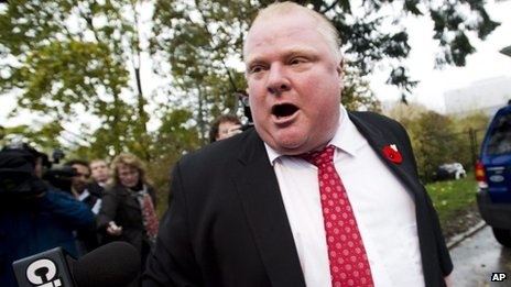 Canada: Thị trưởng Toronto bị quay lén đang hút ma túy - 1 Thị trưởng Toronto Rob Ford.