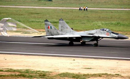 Một chiếc MiG-29, tương tự như chiếc gặp nạn.
