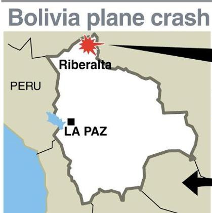 Vụ tai nạn xảy ra tại thị trấn Riberalta, phía bắc Bolivia.