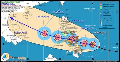 Ảnh bão Haiyan tàn phá miền trung Philippines - 20 Người dân tại thành phố Legazpi tại tỉnh Albay đi sơ tán hôm 7/11.