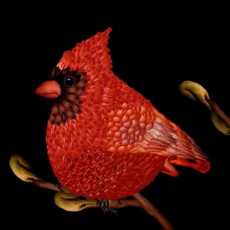 Mỗi tác phẩm cuối cùng được tạo nên từ hàng trăm bức ảnh người mẫu khác nhau.