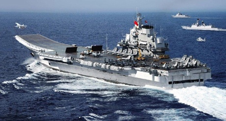 Tàu sân bay Liêu Ninh của Trung Quốc. Ảnh: Indiandefence