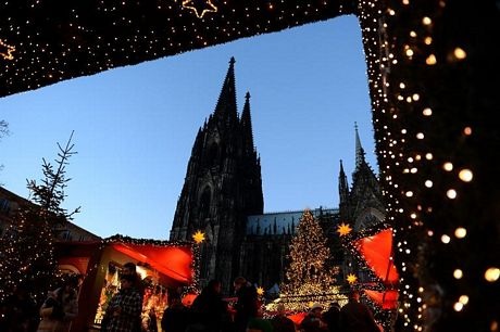 Một khu chợ Giáng sinh ở Cologne, miền tây nước Đức.