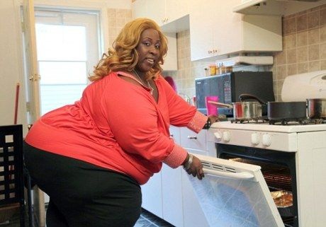 Sarah Massey đang tập thể dục để giảm cân.