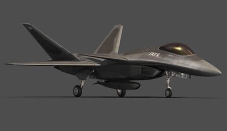 Máy bay chiến đấu Trung Quốc lại "nhái" F-22 của Mỹ - 1 Đồ họa chiến đấu cơ J-25 của Trung Quốc.