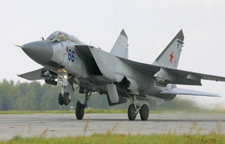 Máy bay tiêm kích MiG-31 của Nga gặp nạn - 1 Một chiếc MiG-31. (Ảnh minh họa)