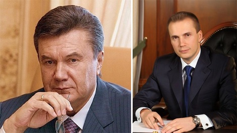 Thụy Sĩ mở điều tra hình sự với ông Yanukovych, đóng băng các tài sản - 1 Ông Viktor Yanukovych và con trai triệu phú Olexandr.