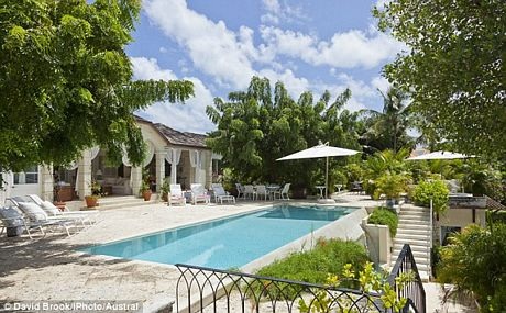 Biệt thự Rosina, nơi gia đình Công nương Catherine nghỉ ngơi trên đảo Mustique.