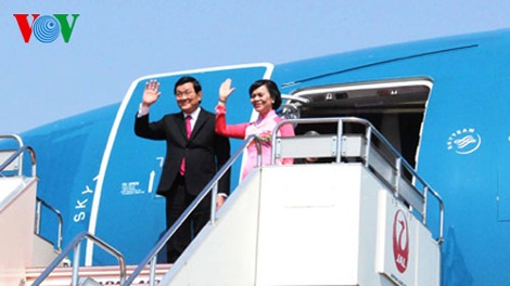 Chủ tịch nước Trương Tấn Sang thăm chính thức Nhật Bản - 1 Chủ tịch nước Trương Tấn Sang thăm chính thức Nhật Bản
