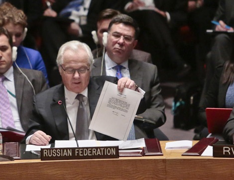 Nga bác nghị quyết của Liên hợp quốc về Crimea - 1 Đại sứ Nga tại Liên hợp quốc Vitaly Churkin.