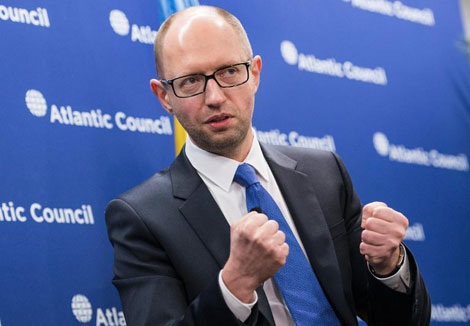 Ukraine ký hiệp định liên kết với EU - 1 Thủ tướng lâm thời Ukraine Arseniy Yatsenyuk.