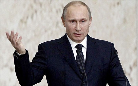 Putin khẳng định với Obama trưng cầu dân ý Crimea hợp pháp - 1 Tổng thống Nga Putin.