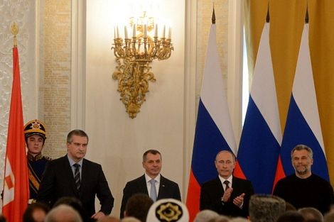 Lễ ký hiệp ước sáp nhập Crimea vào Nga