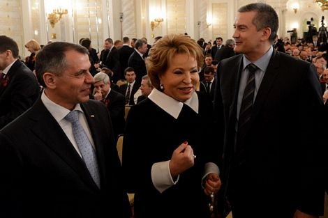 Các lãnh đạo Crimea cũng có các cuộc trò chuyện với giới chức Nga.