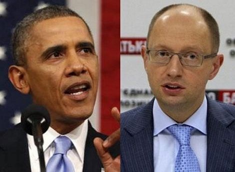 Thủ tướng lâm thời Ukraine đi Mỹ gặp Obama - 1 Tổng thống Mỹ Obama và Thủ tướng lâm thời Ukraine Yatsenyuk sẽ gặp nhau tại Nhà Trắng hôm nay 12/3.