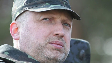 Ukraine thừa nhận miền đông ngoài vòng kiểm soát, báo động quân đội - 1 Quyền Tổng thống Ukraine Aleksandr Turchinov