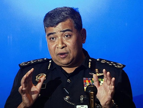 Cảnh sát trưởng Malaysia Khalid Abu Bakar.