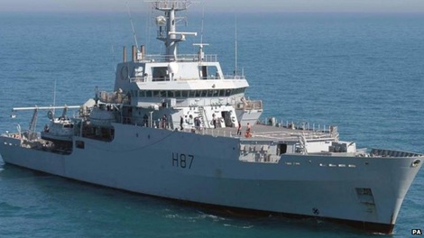Anh điều tàu ngầm hạt nhân tìm kiếm máy bay Malaysia mất tích - 2 Tàu khảo sát ven biển HMS Echo.