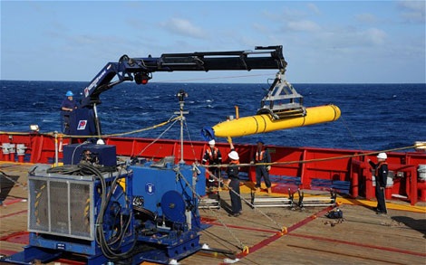 Úc xem xét bổ sung tàu ngầm tìm kiếm MH370 - 1 Tàu ngầm không người lái Bluefin-21.