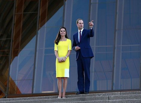 Hoàng tử William và Công nương Catharine tại nhà hát Opera.