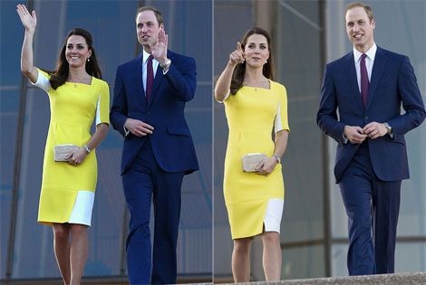 Hoàng tử William và Công nương Catharine tại nhà hát Opera.