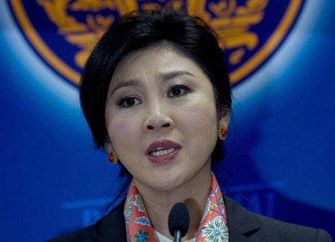Phe biểu tình Thái tuyên bố sẽ “bổ nhiệm chính phủ mới” - 1 Bà Yingluck đã bị phế truất khỏi cương vị thủ tướng ngày 7/5.